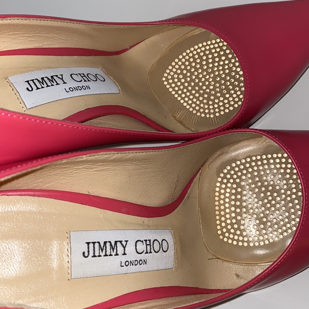 Bubble (Hot Pink) Jimmy Choo Pumps - Picture 6 of 6